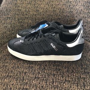 ADIDAS GAZELLE originals 8.5 black/silver